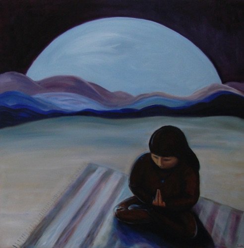 Prayer at Moonrise
oil, 30 x 30
Sold, Giclees or prints only Prayer at Moonrise
oil, 30 x 30
Sold, Giclees or prints only
